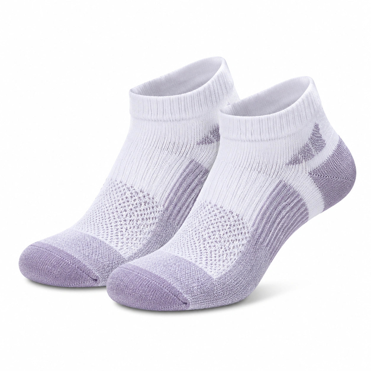 Calze sportive alla caviglia 39-42 in maglia bianco/lilla traspiranti