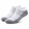 Calze alla caviglia 39-42 in tessuto a maglia bianco/grigio stile sportivo