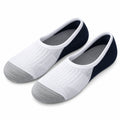 Calzini invisibili 39-42 in maglia bianco nero e grigio - traspiranti