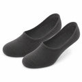 Calze basse 39-42 in tessuto a maglia grigio scuro per uso quotidiano - design invisibile