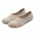 Calze salvapiede 35-38 in tessuto a maglia beige per uso quotidiano stile minimal