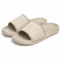 Ciabatte aperte 40/41 in materiale sintetico beige - suola leggera antiscivolo